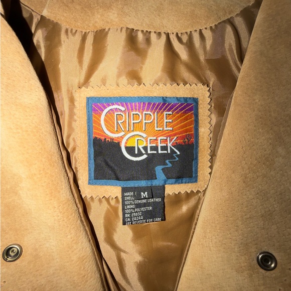 Cripple Creek Leather Jacket Sz. Medium - Picture 4 of 4